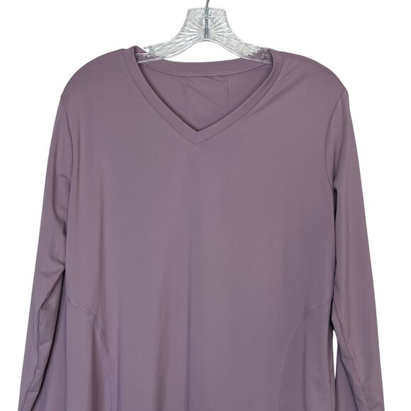 Procadmus Activewear Top Womens XXL Pink Vneck Long Sleeve - Picture 3 of 7